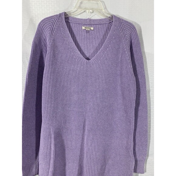Good threads Lavender Tunic Sweater Womens M Nwt V Neck - Picture 2 of 5